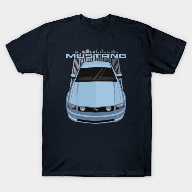 Mustang GT 2005-2009 - Windveil Blue T-Shirt by V8social